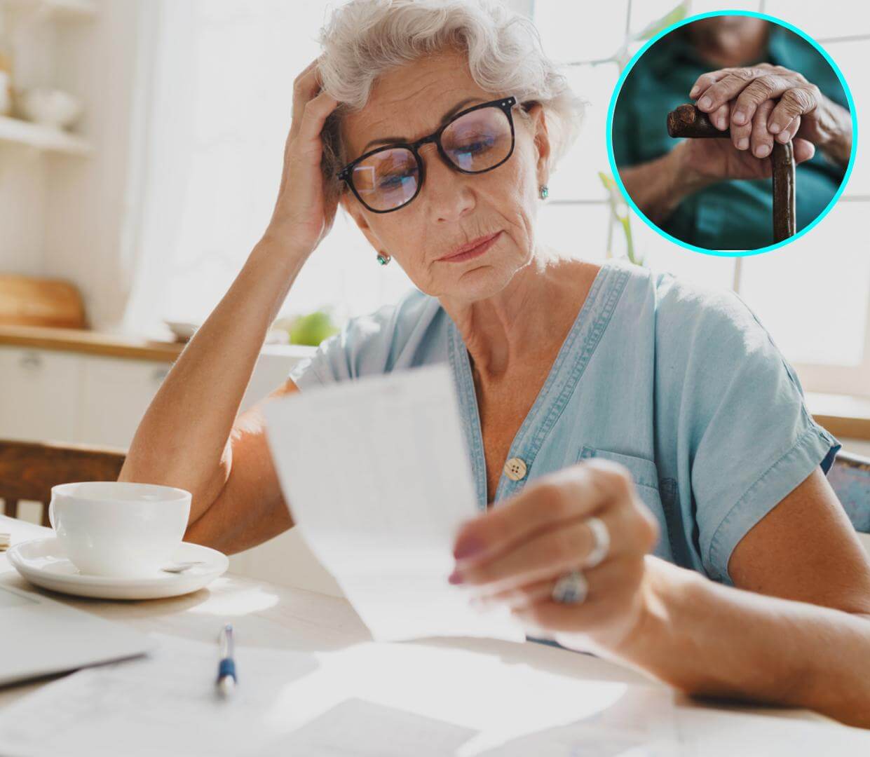 Los jubilados cobran menos pensión que el año pasado pese a la subida que han experimentado