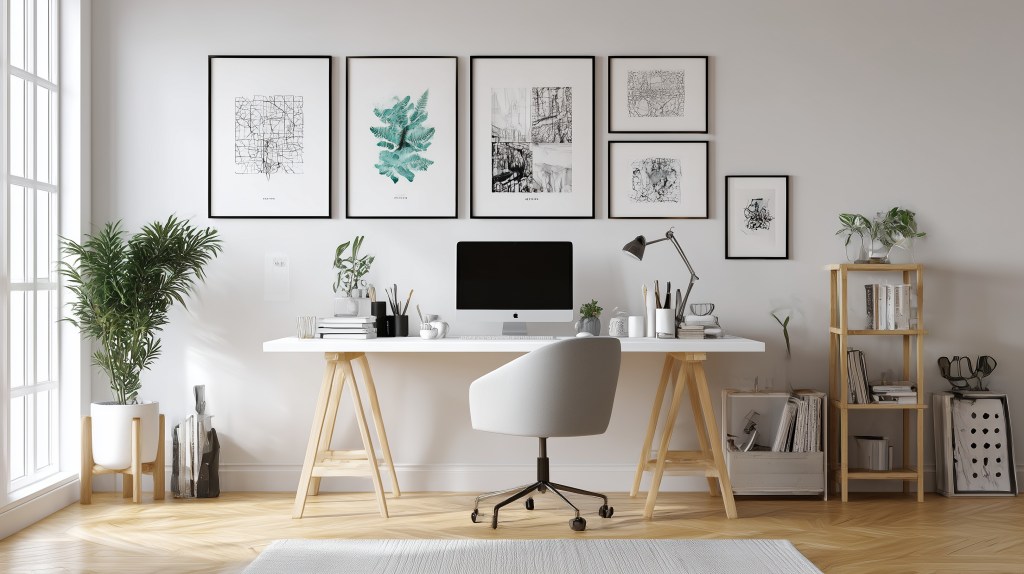 Escritorio minimalista en orden - Imagen: Zinet Media