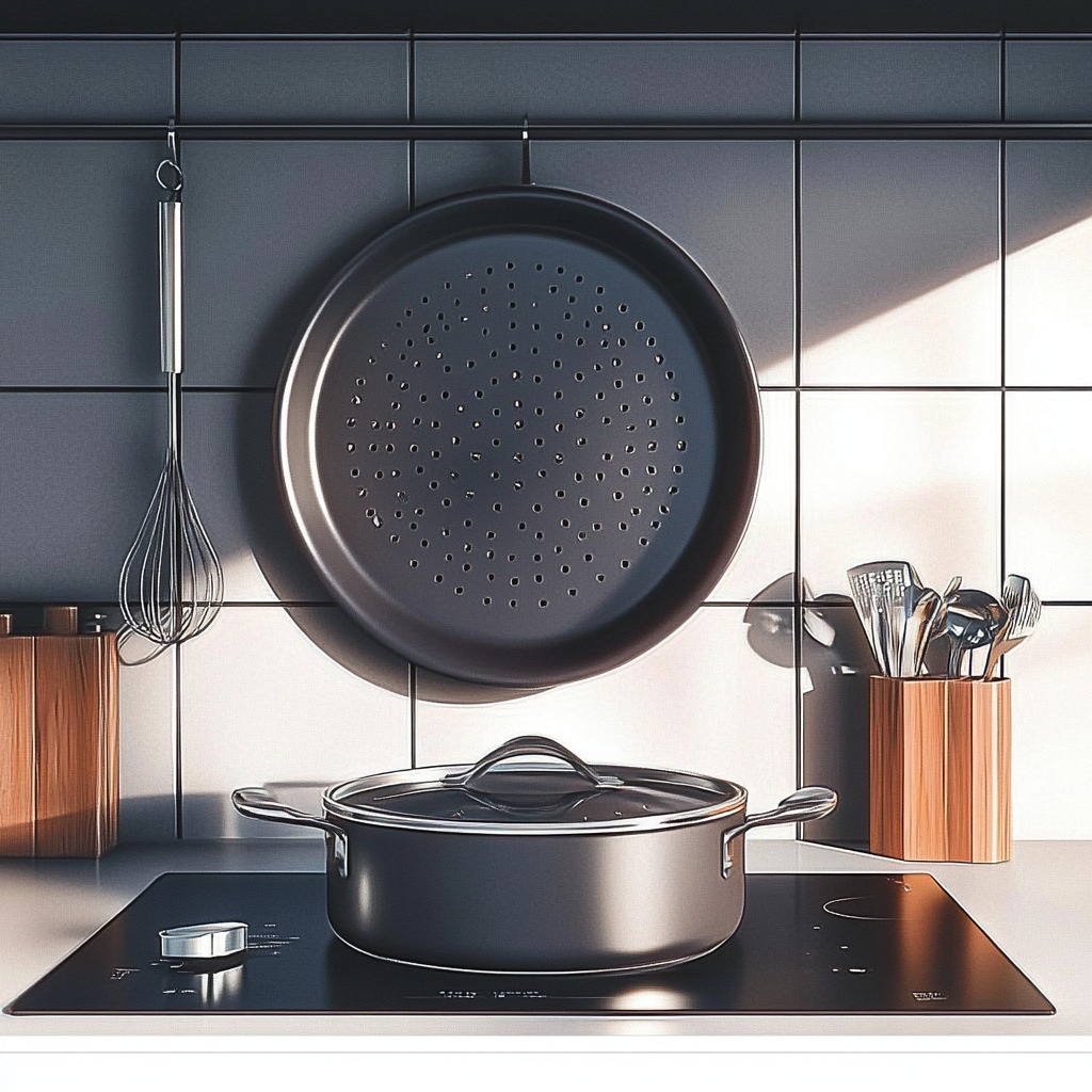 Orden en la cocina: tapa antisalpicaduras - Imagen:  Zinet Media