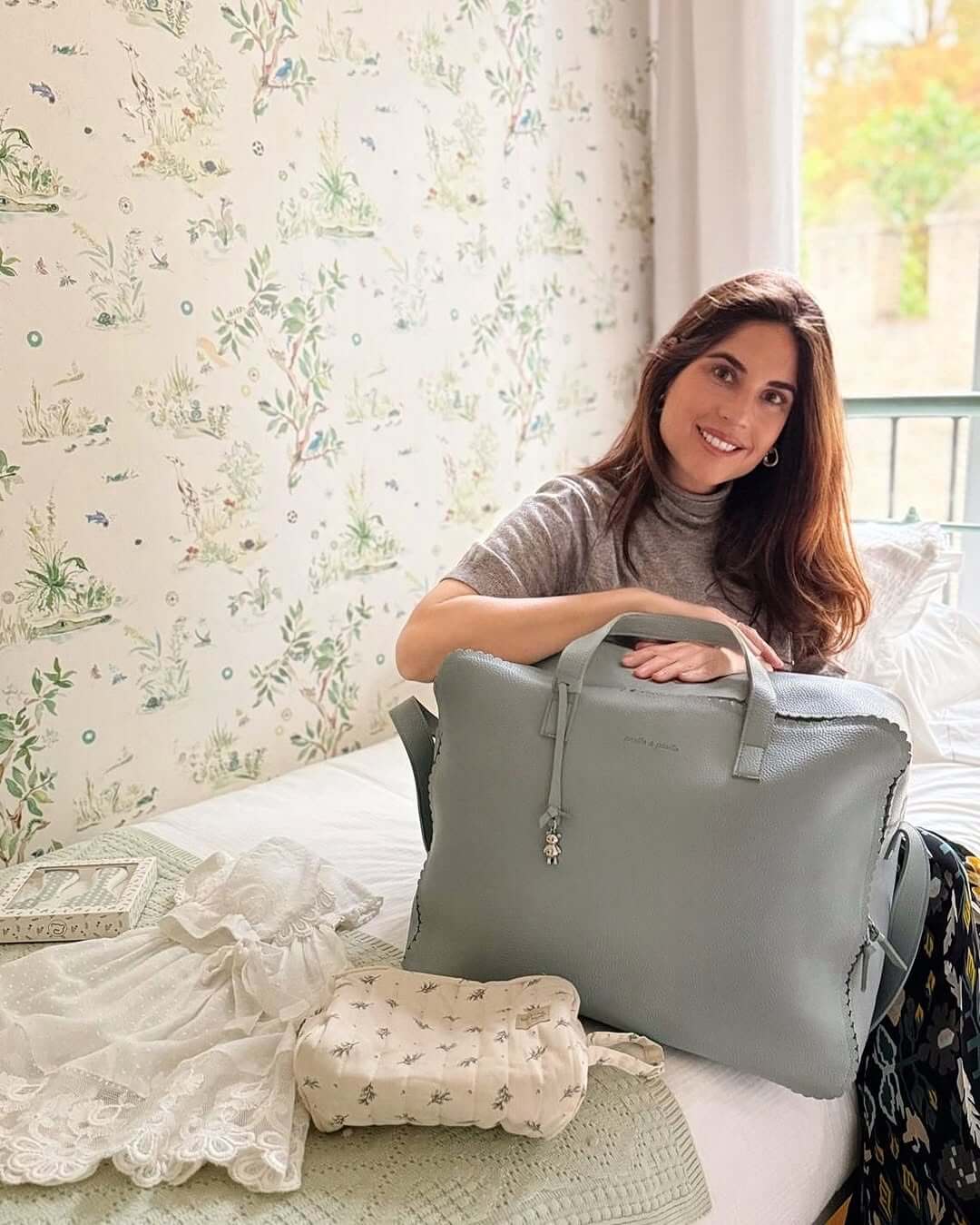 Lourdes Montes deslumbra en la recta final de su embarazo con estilo y comodidad