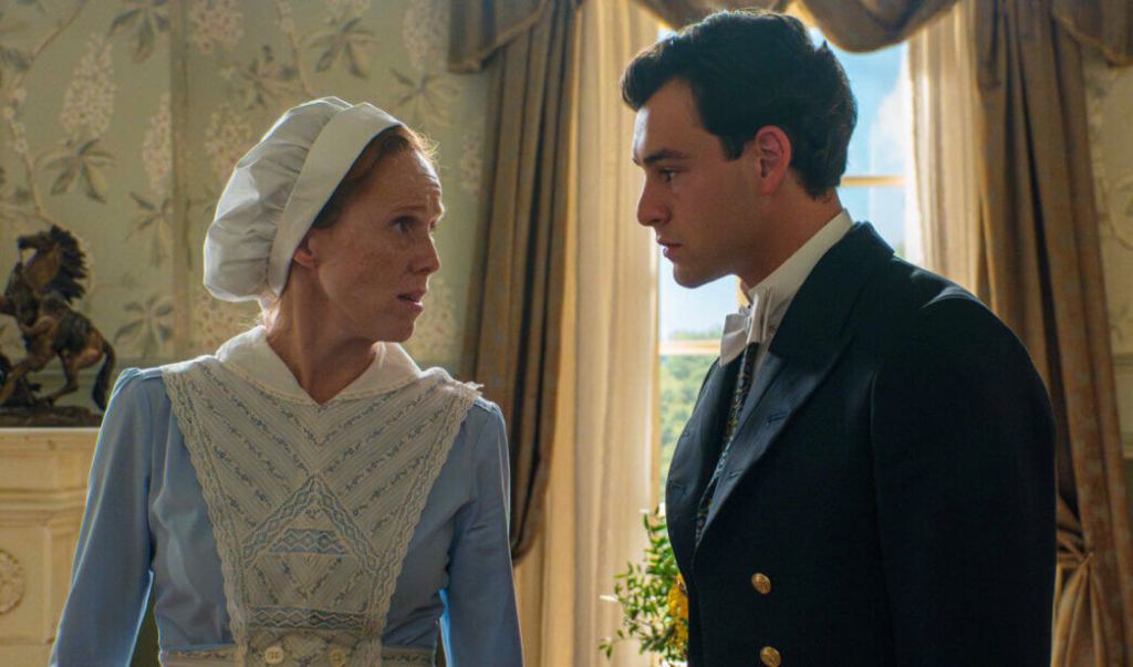 Pía (María Castro) y Curro (Xavi Lock) en 'La Promesa'.- RTVE