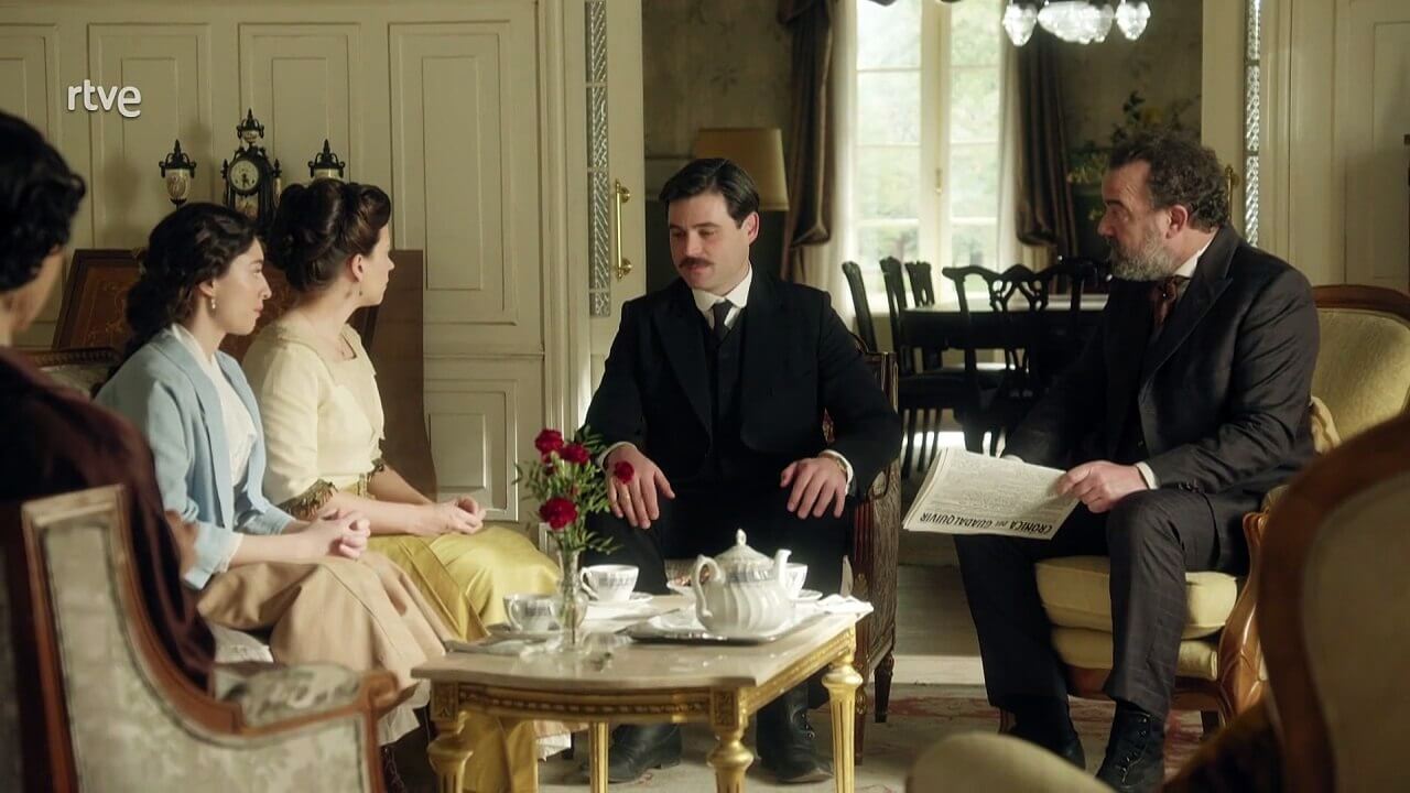 Escena coral de 'La Promesa'.- RTVE