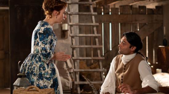 Rafael y Adriana en 'Valle Salvaje'.- RTVE