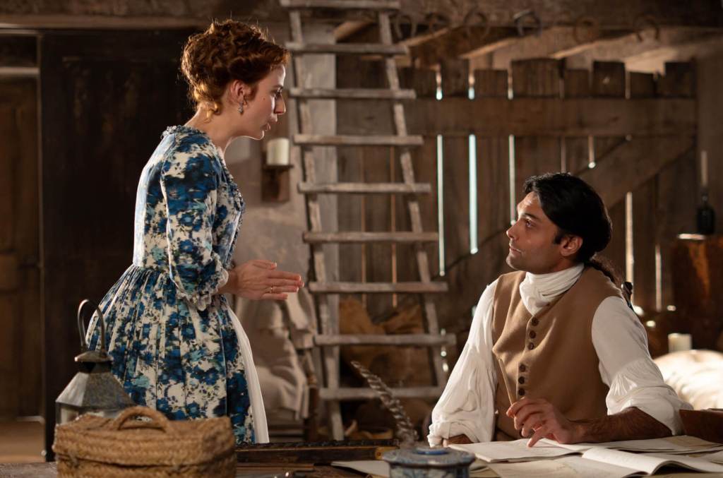 Rafael y Adriana en 'Valle Salvaje'.- RTVE