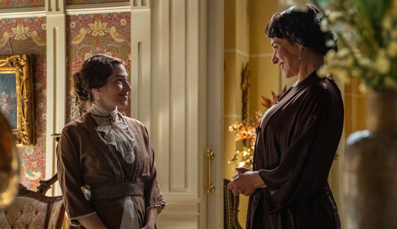 Eugenia (Alicia Moruno) y Leocadia (Isabel Serrano) en 'La Promesa'.- RTVE