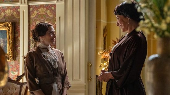 Eugenia (Alicia Moruno) y Leocadia (Isabel Serrano) en 'La Promesa'.- RTVE