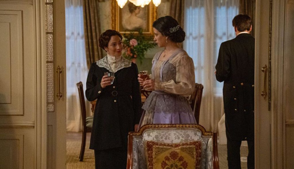 Eugenia (Alicia Moruno) y Martina (Amparo Piñero) en 'La Promesa'.- RTVE