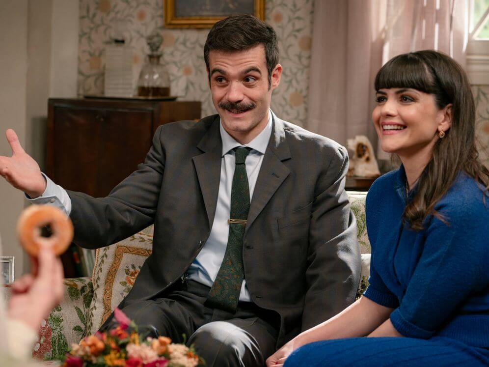 Gema (Agnès Llobet) y Joaquín (Javier Beltrán) en 'Sueños de libertad'.- Antena 3