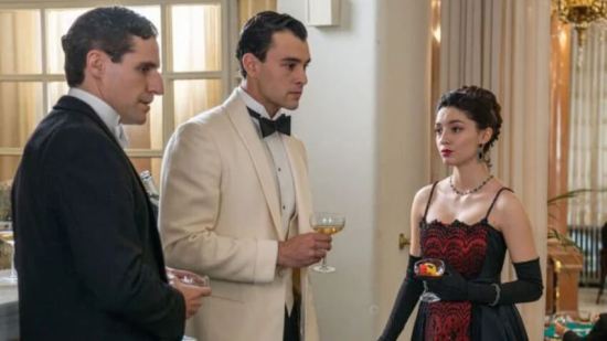 Lope (Enrique Fortún), Curro (Xavi Lock) y Ángela (Marta Costa)