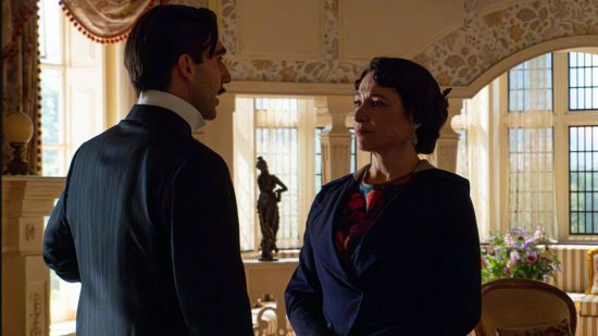 Lorenzo (Guillermo Serrano) y Leocadia (Isabel Serrano) en 'La Promesa'.- RTVE