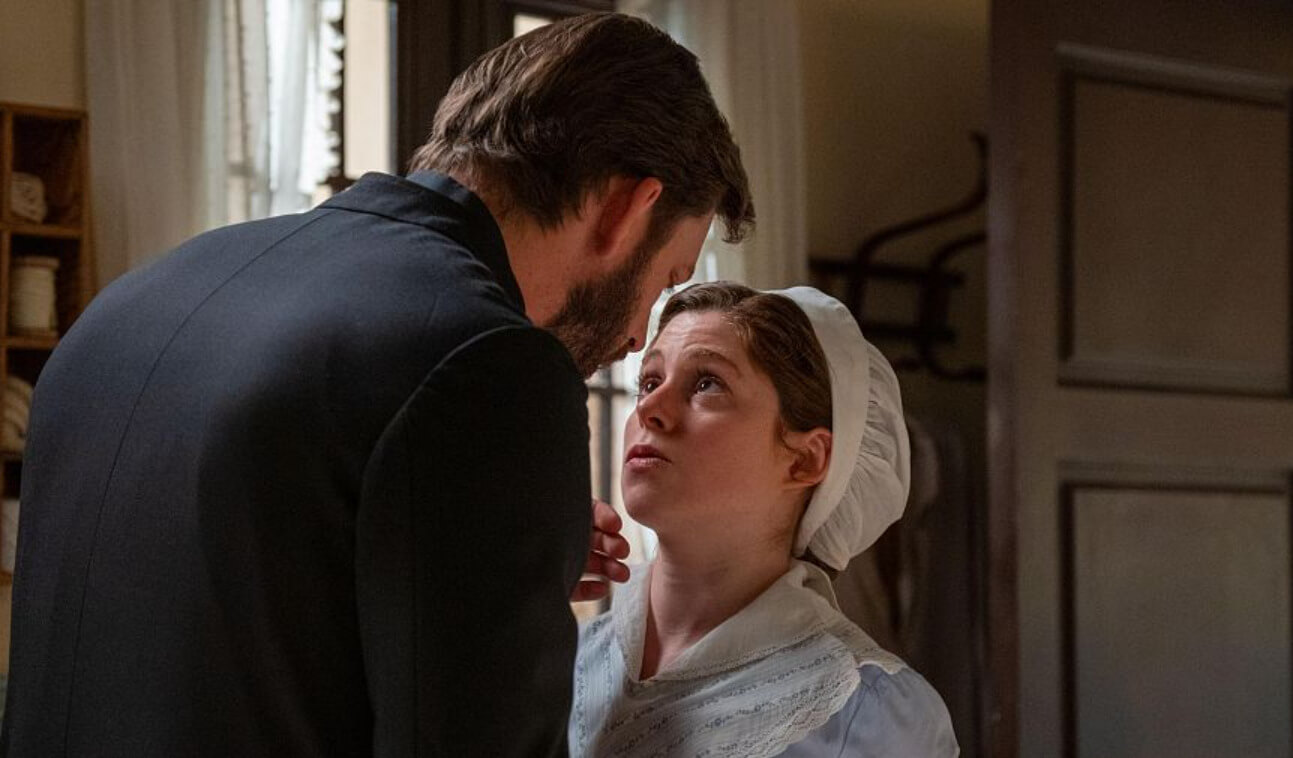 Samuel (Daniel Schröder) y María (Sara Molina) en 'La Promesa'.- RTVE