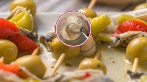 Desde que hago esta mayonesa con el aceite sobrante de las gildas, todo el mundo me pide la receta de la ensaladilla rusa porque queda buenísima