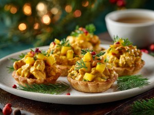 Sorprende en una cena especial con estos canapés irresistibles de pollo con curry (se hacen muy rápido y cuestan poco)